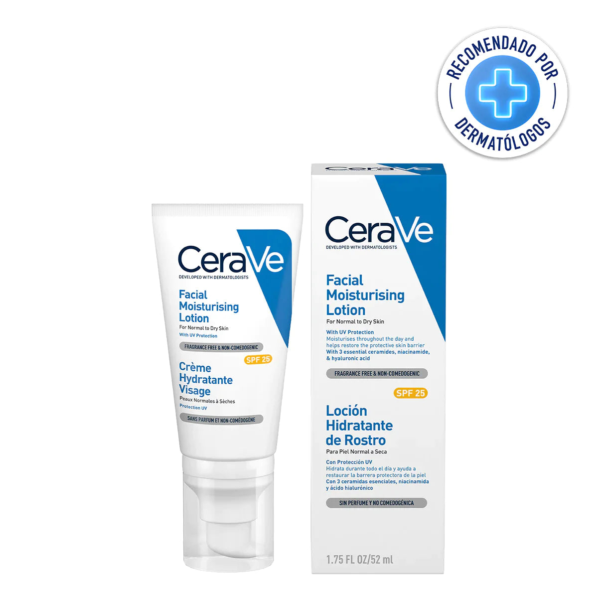 Cerave FPS25 hidratante facial 52ML