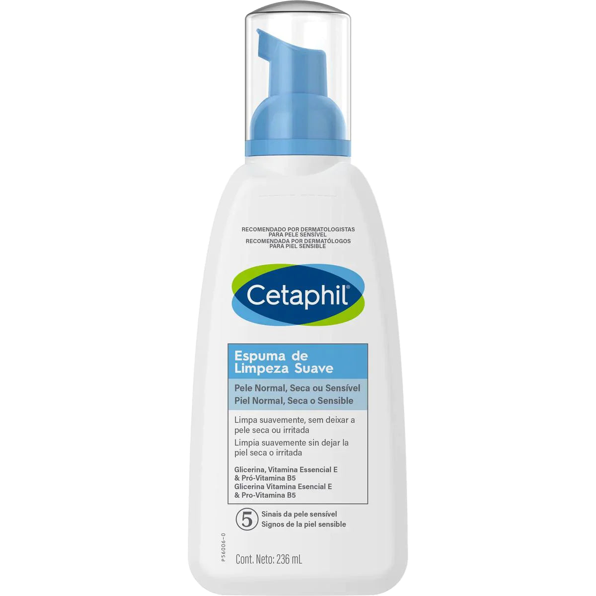 Cetaphil Espuma de Limpieza suave 236 mL