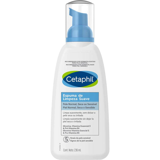 Cetaphil Espuma de Limpieza suave 236 mL